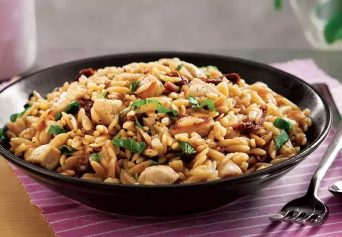 Chicken and Orzo Pilaf