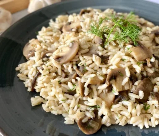 Rice with Soda and Mushrooms