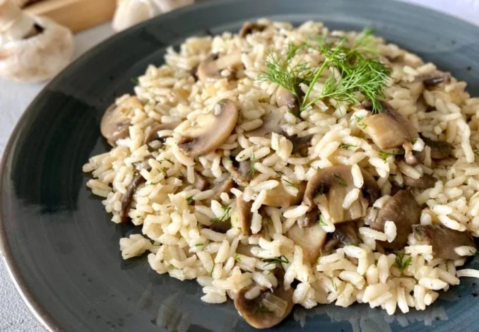 Rice with Soda and Mushrooms